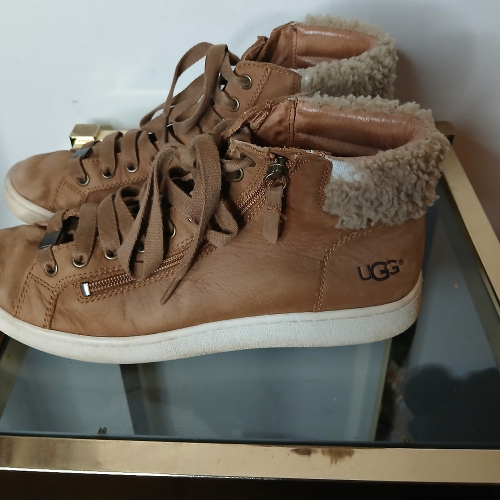 Women's olive chestnut sneakers sz 10 - Picture 5 of 7